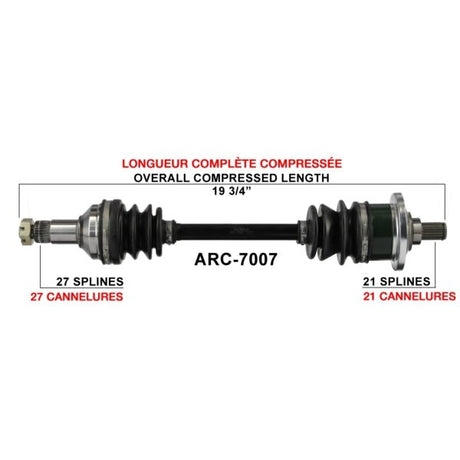 TRAKMOTIVE COMPLETE AXLE (ARC - 7007) - Driven Powersports Inc.844084079237ARC - 7007