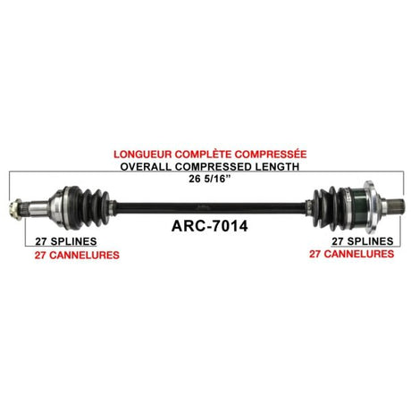 TRAKMOTIVE COMPLETE AXLE (ARC - 7014) - Driven Powersports Inc.844084079343ARC - 7014
