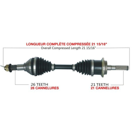 TRAKMOTIVE COMPLETE AXLE (CAN - 7023) - Driven Powersports Inc.844084084934CAN - 7023