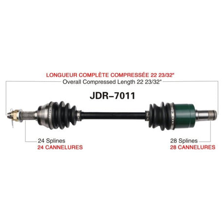 TRAKMOTIVE COMPLETE AXLE (JDR - 7011) - Driven Powersports Inc.844084078001JDR - 7011