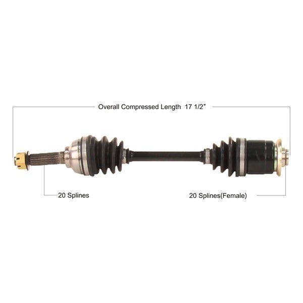 TRAKMOTIVE COMPLETE AXLE (SUZ - 7012) - Driven Powersports Inc.844084089786SUZ - 7012