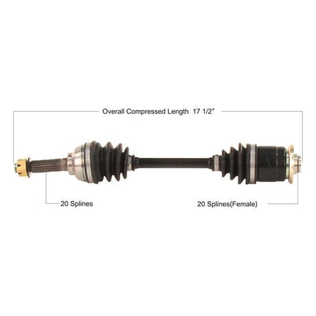 TRAKMOTIVE COMPLETE AXLE (SUZ - 7012) - Driven Powersports Inc.844084089786SUZ - 7012