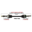 TRAKMOTIVE COMPLETE AXLE (YAM - 7005) - Driven Powersports Inc.844084079510YAM - 7005