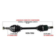TRAKMOTIVE COMPLETE AXLE (HON - 7004) - Driven Powersports Inc.844084079909HON - 7004