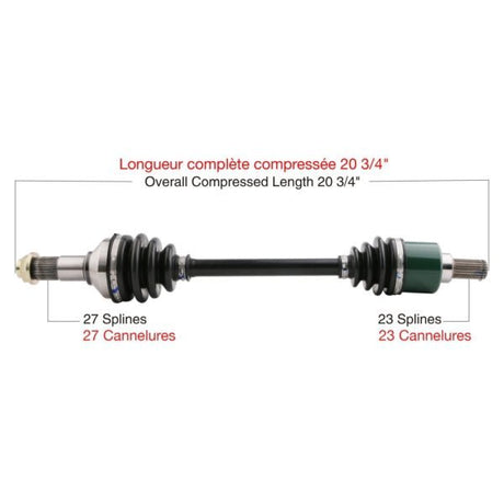 TRAKMOTIVE COMPLETE AXLE (YAM - 7025) - Driven Powersports Inc.844084084101YAM - 7025