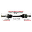 TRAKMOTIVE COMPLETE AXLE (KAW - 7005) - Driven Powersports Inc.844084079794KAW - 7005