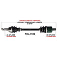 TRAKMOTIVE COMPLETE AXLE (POL - 7010) - Driven Powersports Inc.844084079664POL - 7010