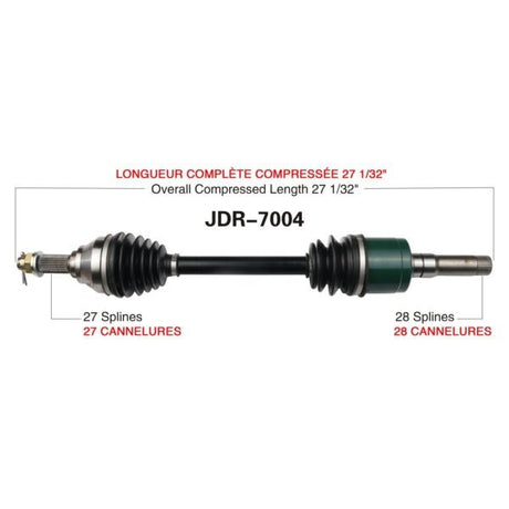 TRAKMOTIVE AXLE COMPL JDEERE (JDR - 7004) - Driven Powersports Inc.844084078070JDR - 7004