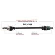 TRAKMOTIVE COMPLETE AXLE (POL - 7038) - Driven Powersports Inc.844084078438POL - 7038