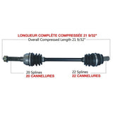 TRAKMOTIVE COMPLETE AXLE (POL - 7053) - Driven Powersports Inc.844084085085POL - 7053