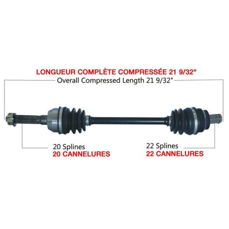 TRAKMOTIVE COMPLETE AXLE (POL - 7053) - Driven Powersports Inc.844084085085POL - 7053