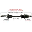 TRAKMOTIVE COMPLETE AXLE (CAN - 7002) - Driven Powersports Inc.844084079282CAN - 7002