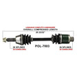 TRAKMOTIVE COMPLETE AXLE (POL - 7003) - Driven Powersports Inc.844084079732POL - 7003