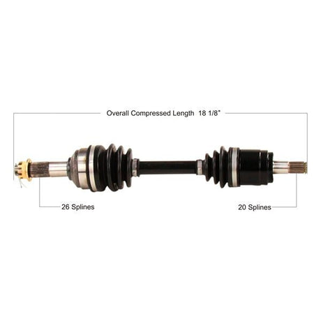 TRAKMOTIVE COMPLETE AXLE (HON - 7053) - Driven Powersports Inc.840140503135HON - 7053