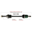 TRAKMOTIVE COMPLETE AXLE (SUZ - 7006) - Driven Powersports Inc.844084078490SUZ - 7006