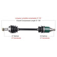 TRAKMOTIVE COMPLETE AXLE (ARC - 7015) - Driven Powersports Inc.844084078148ARC - 7015