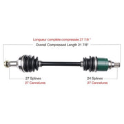 TRAKMOTIVE COMPLETE AXLE (ARC - 7015) - Driven Powersports Inc.844084078148ARC - 7015