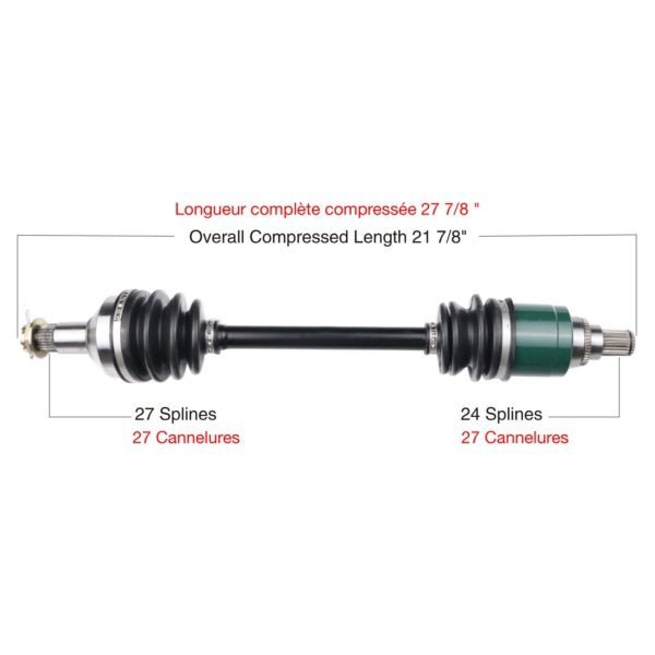 TRAKMOTIVE COMPLETE AXLE (ARC - 7015) - Driven Powersports Inc.844084078148ARC - 7015