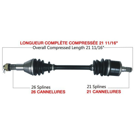 TRAKMOTIVE COMPLETE AXLE (CAN - 7026) - Driven Powersports Inc.844084084965CAN - 7026