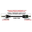 TRAKMOTIVE COMPLETE AXLE (KAW - 7006) - Driven Powersports Inc.844084079787KAW - 7006