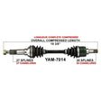 TRAKMOTIVE COMPLETE AXLE (YAM - 7014) - Driven Powersports Inc.844084079428YAM - 7014