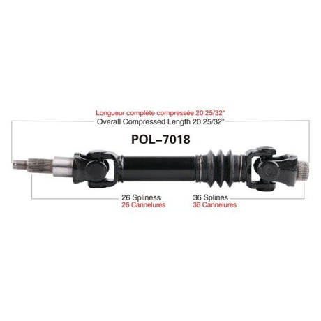 TRAKMOTIVE COMPLETE AXLE (POL - 7018) - Driven Powersports Inc.844084079305POL - 7018