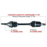 TRAKMOTIVE COMPLETE AXLE (HON - 7034) - Driven Powersports Inc.844084084729HON - 7034