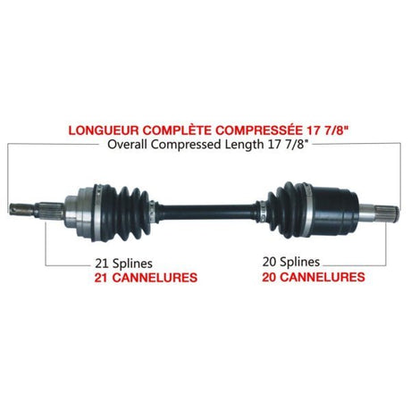 TRAKMOTIVE COMPLETE AXLE (HON - 7034) - Driven Powersports Inc.844084084729HON - 7034