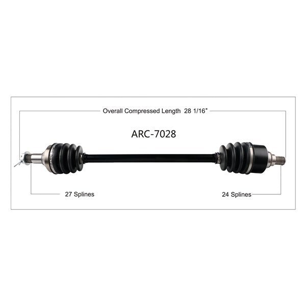 TRAKMOTIVE COMPLETE AXLE (ARC - 7028) - Driven Powersports Inc.844084044181ARC - 7028
