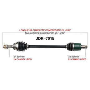TRAKMOTIVE COMPLETE AXLE (JDR - 7015) - Driven Powersports Inc.844084084033JDR - 7015