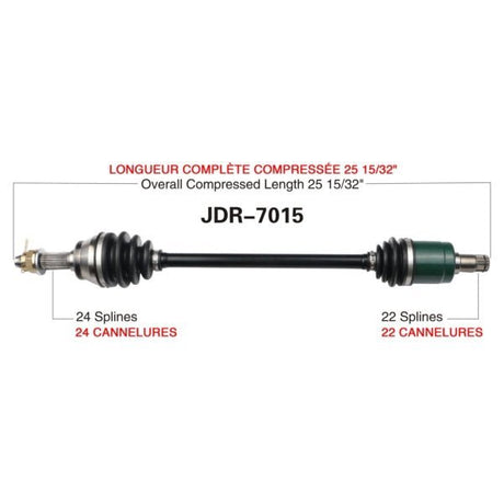 TRAKMOTIVE COMPLETE AXLE (JDR - 7015) - Driven Powersports Inc.844084084033JDR - 7015
