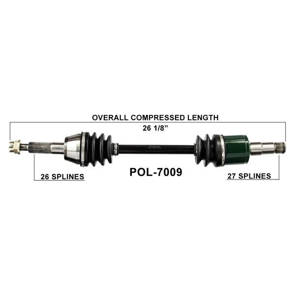 TRAKMOTIVE AXLE COMP SUZ (SUZ - 7009) - Driven Powersports Inc.844084027276SUZ - 7009