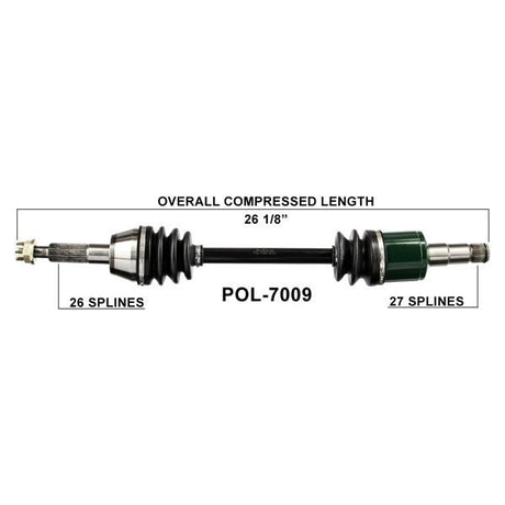 TRAKMOTIVE AXLE COMP SUZ (SUZ - 7009) - Driven Powersports Inc.844084027276SUZ - 7009