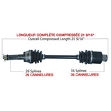 TRAKMOTIVE COMPLETE AXLE (POL - 7054) - Driven Powersports Inc.844084085092POL - 7054