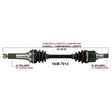 TRAKMOTIVE COMPLETE AXLE (YAM - 7012) - Driven Powersports Inc.844084079442YAM - 7012