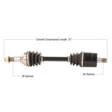 TRAKMOTIVE COMPLETE AXLE (CAN - 7077) - Driven Powersports Inc.844084089939CAN - 7077