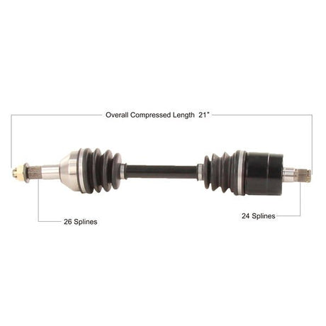 TRAKMOTIVE COMPLETE AXLE (CAN - 7077) - Driven Powersports Inc.844084089939CAN - 7077
