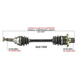 TRAKMOTIVE AXLE COMPL SUZ (SUZ - 7005) - Driven Powersports Inc.844084079565SUZ - 7005