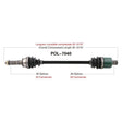 TRAKMOTIVE COMPLETE AXLE (POL - 7040) - Driven Powersports Inc.844084078421POL - 7040