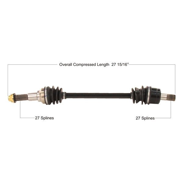 TRAKMOTIVE COMPLETE AXLE (YAM - 7039) - Driven Powersports Inc.844084089823YAM - 7039