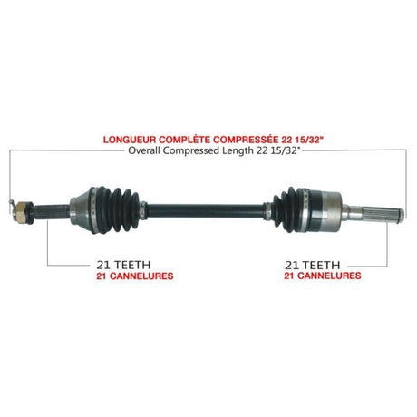 TRAKMOTIVE COMPLETE AXLE (CAN - 7017) - Driven Powersports Inc.844084084873CAN - 7017