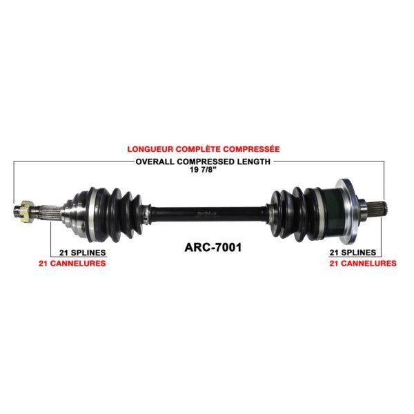 TRAKMOTIVE COMPLETE AXLE (ARC - 7001) - Driven Powersports Inc.844084079992ARC - 7001