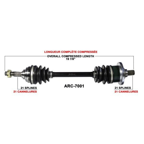 TRAKMOTIVE COMPLETE AXLE (ARC - 7001) - Driven Powersports Inc.844084079992ARC - 7001