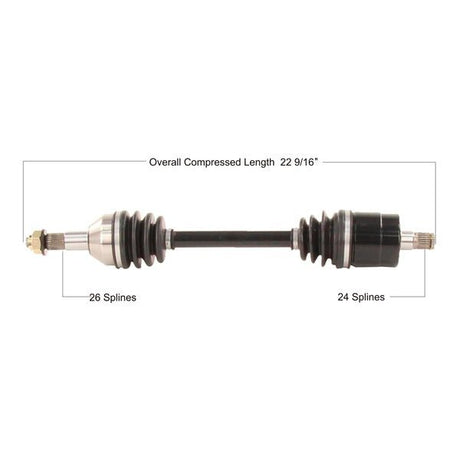TRAKMOTIVE COMPLETE AXLE (CAN - 7076) - Driven Powersports Inc.844084089922CAN - 7076