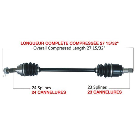 TRAKMOTIVE COMPLETE AXLE (HON - 7038) - Driven Powersports Inc.844084084859HON - 7038