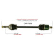 TRAKMOTIVE COMPLETE AXLE (CAN - 7008) - Driven Powersports Inc.844084079145CAN - 7008