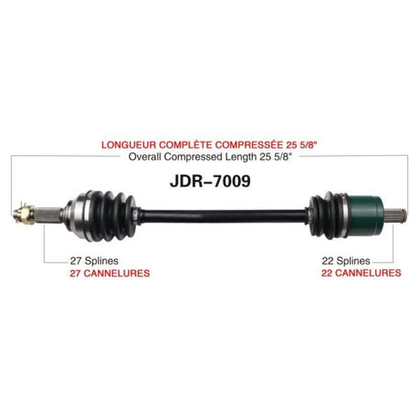 TRAKMOTIVE AXLE COMPL JDEERE (JDR - 7009) - Driven Powersports Inc.844084078025JDR - 7009