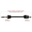 TRAKMOTIVE COMPLETE AXLE (KAW - 7014) - Driven Powersports Inc.844084084071KAW - 7014