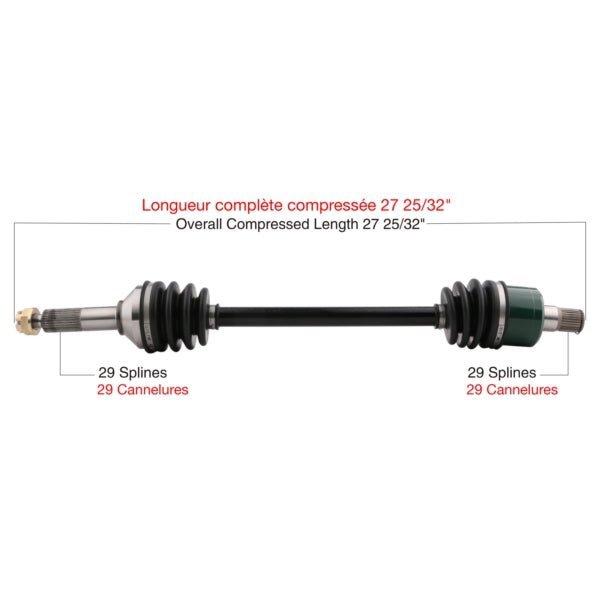 TRAKMOTIVE COMPLETE AXLE (KAW - 7014) - Driven Powersports Inc.844084084071KAW - 7014