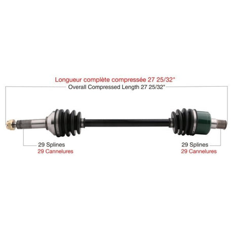 TRAKMOTIVE COMPLETE AXLE (KAW - 7014) - Driven Powersports Inc.844084084071KAW - 7014